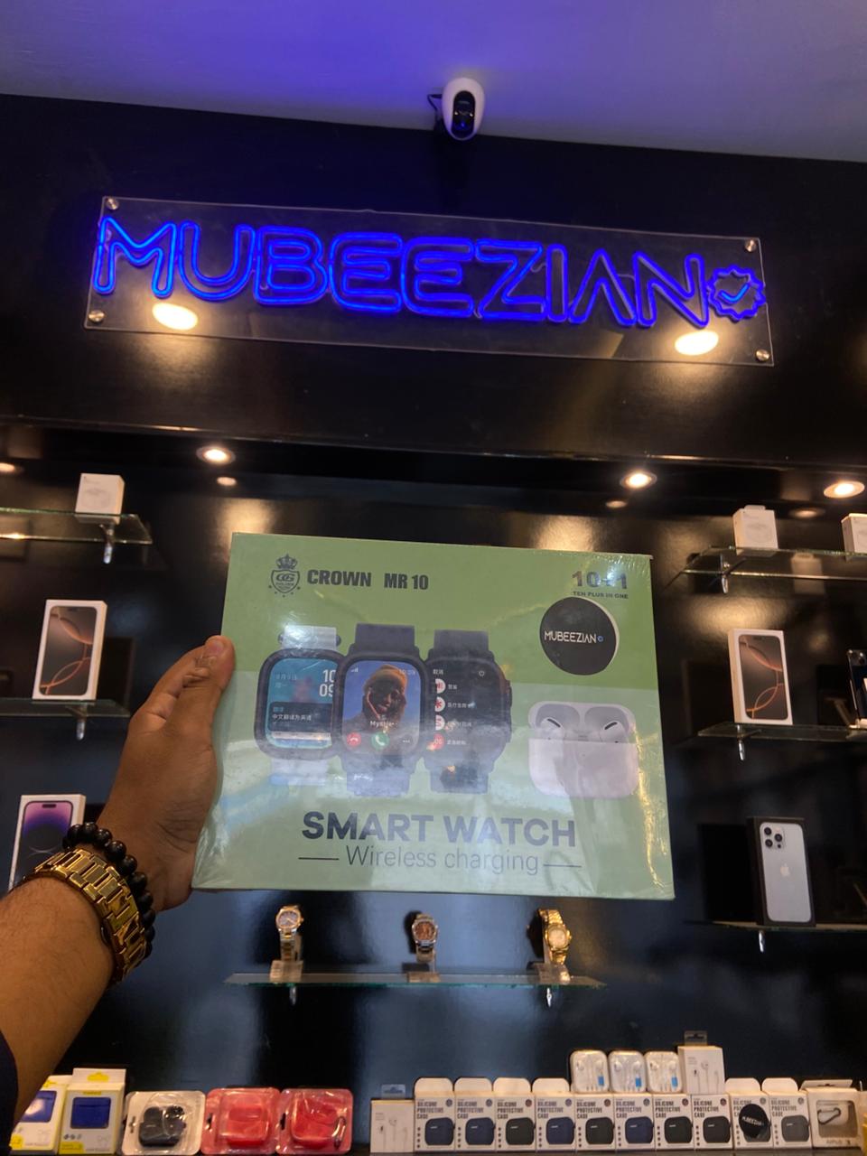 Ultra Smart Watch With Earbuds And 7 Straps