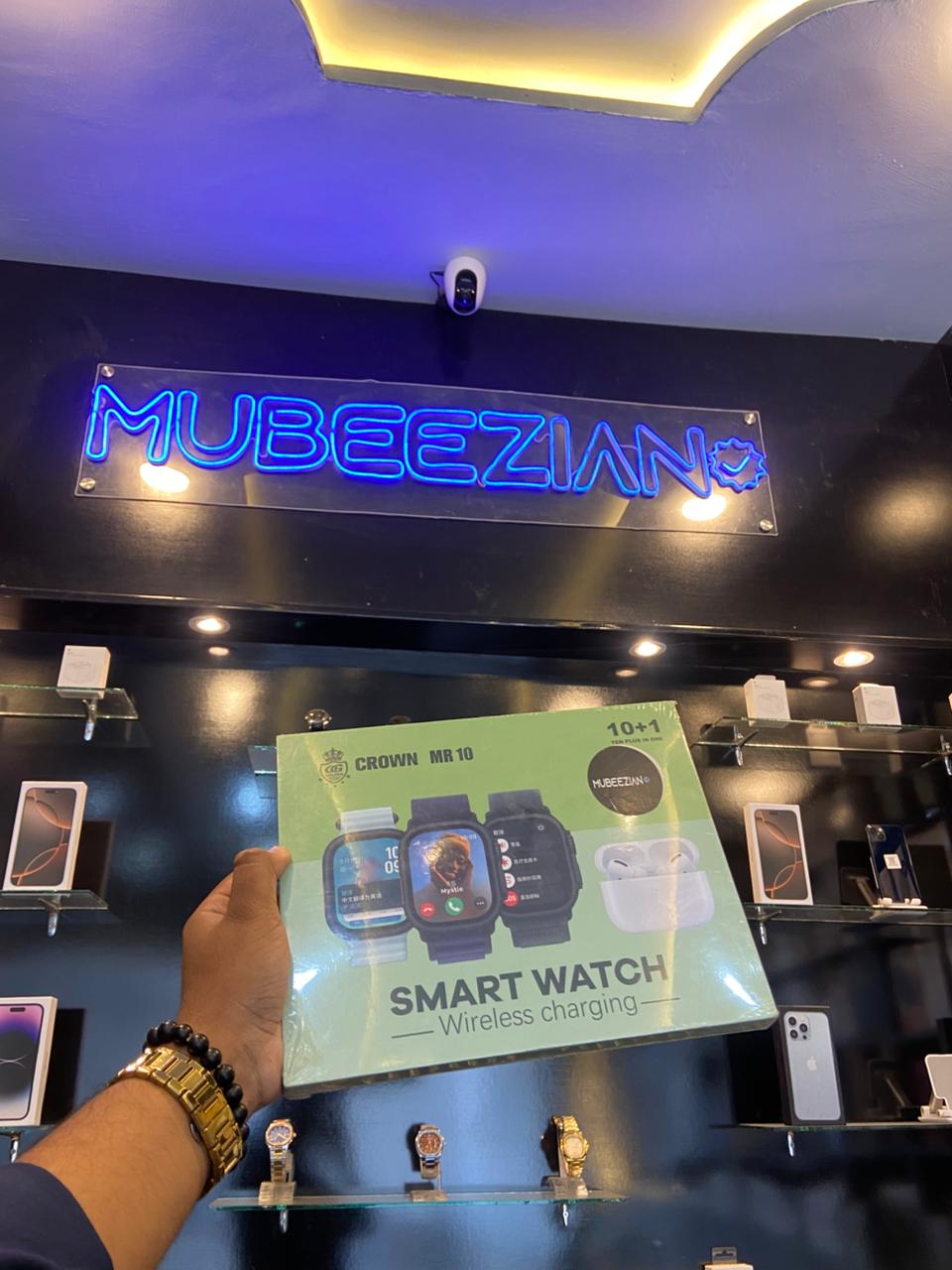 Ultra Smart Watch With Earbuds And 7 Straps